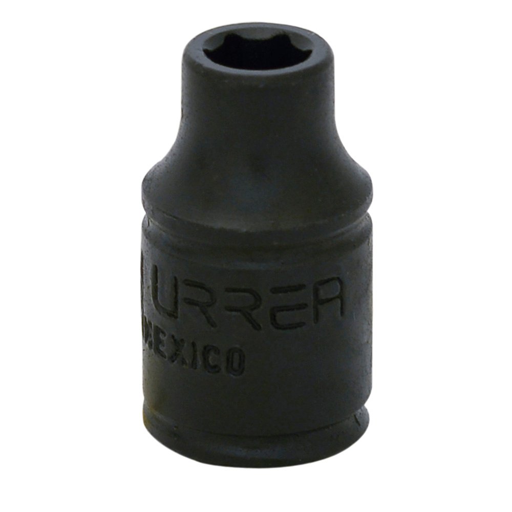 6 Pza Dado de impacto cuadro de 1/4", 6 puntas, métrico, 5 mm Urrea