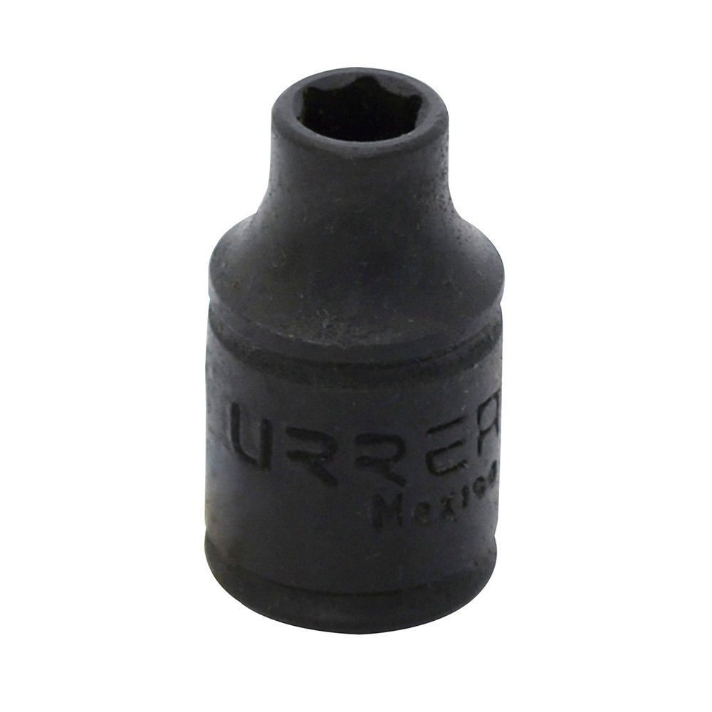 6 Pza Dado de impacto cuadro de 1/4", 6 puntas, en pulgadas, 1/4" Urrea