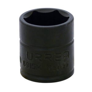 6 Pza Dado de impacto cuadro de 1/4", 6 puntas, métrico, 15 mm Urrea