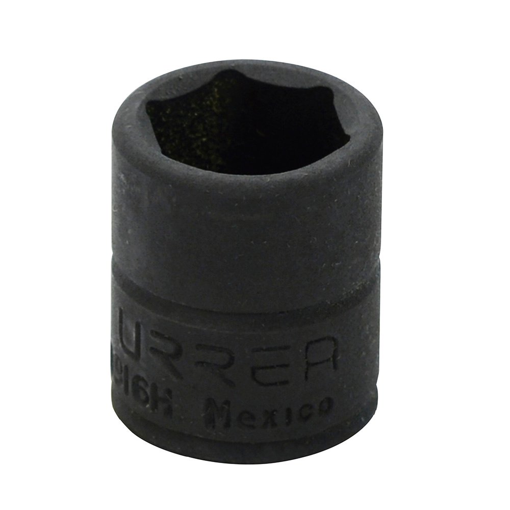 6 Pza Dado de impacto cuadro de 1/4", 6 puntas, en pulgadas, 1/2" Urrea