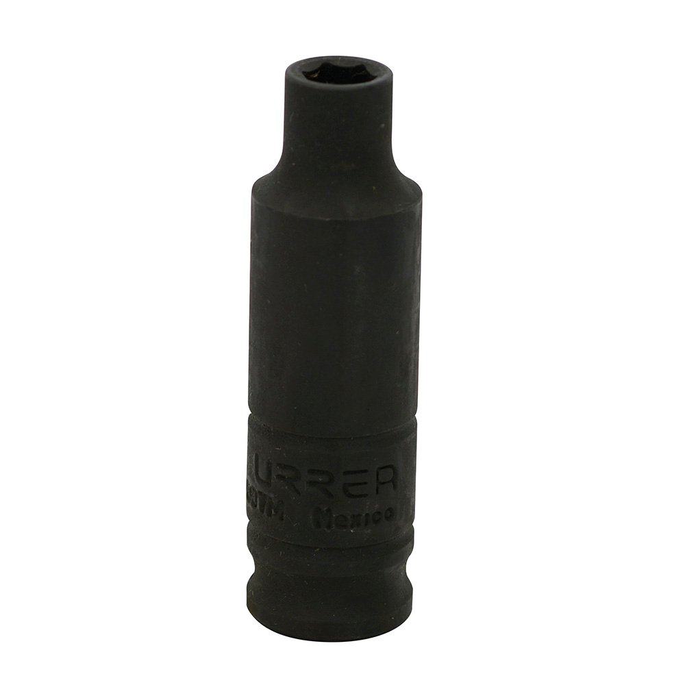 6 Pza Dado de impacto largo cuadro de 3/8", 6 puntas, métrico, 7 mm Urrea