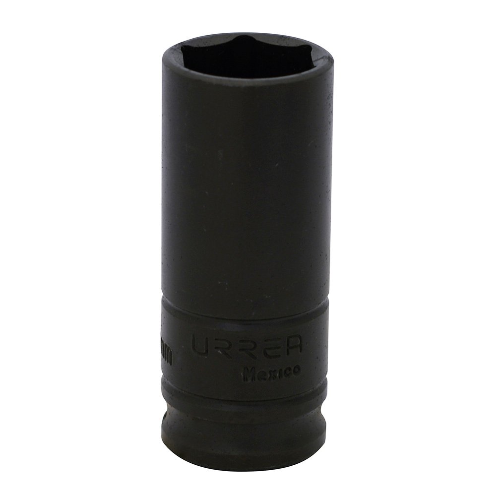 6 Pza Dado de impacto largo cuadro de 3/8", 6 puntas, métrico, 15 mm Urrea