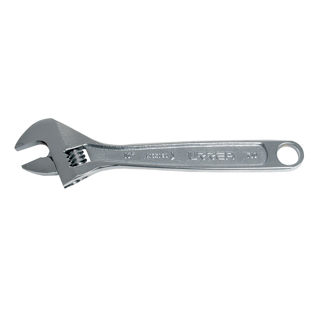 Llave ajustable cromada 10" Urrea