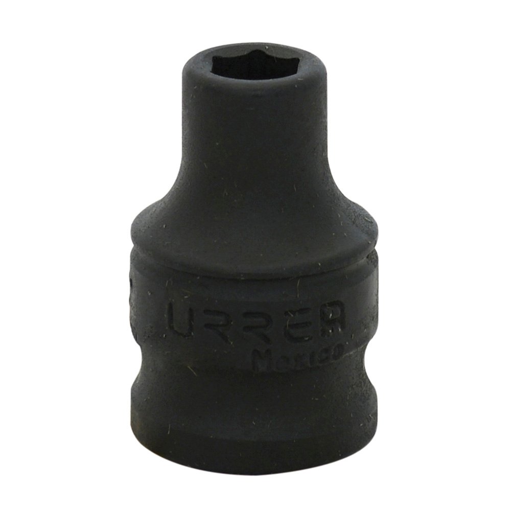 6 Pza Dado de impacto cuadro de 3/8", 6 puntas, en pulgadas, 1/4" Urrea