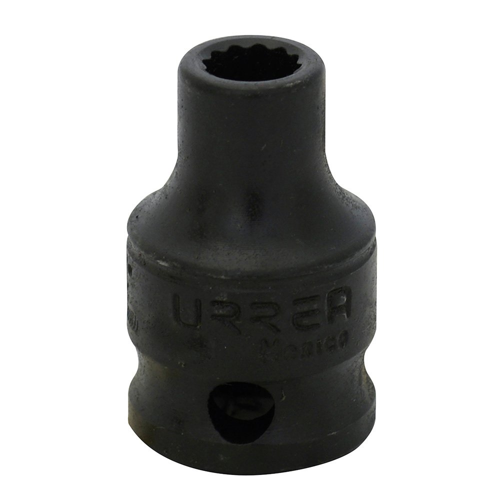6 Pza Dado de impacto cuadro de 3/8", 12 puntas, en pulgadas, 3/8" Urrea