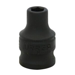 6 Pza Dado de impacto cuadro de 3/8", 6 puntas, en pulgadas, 7/16" Urrea
