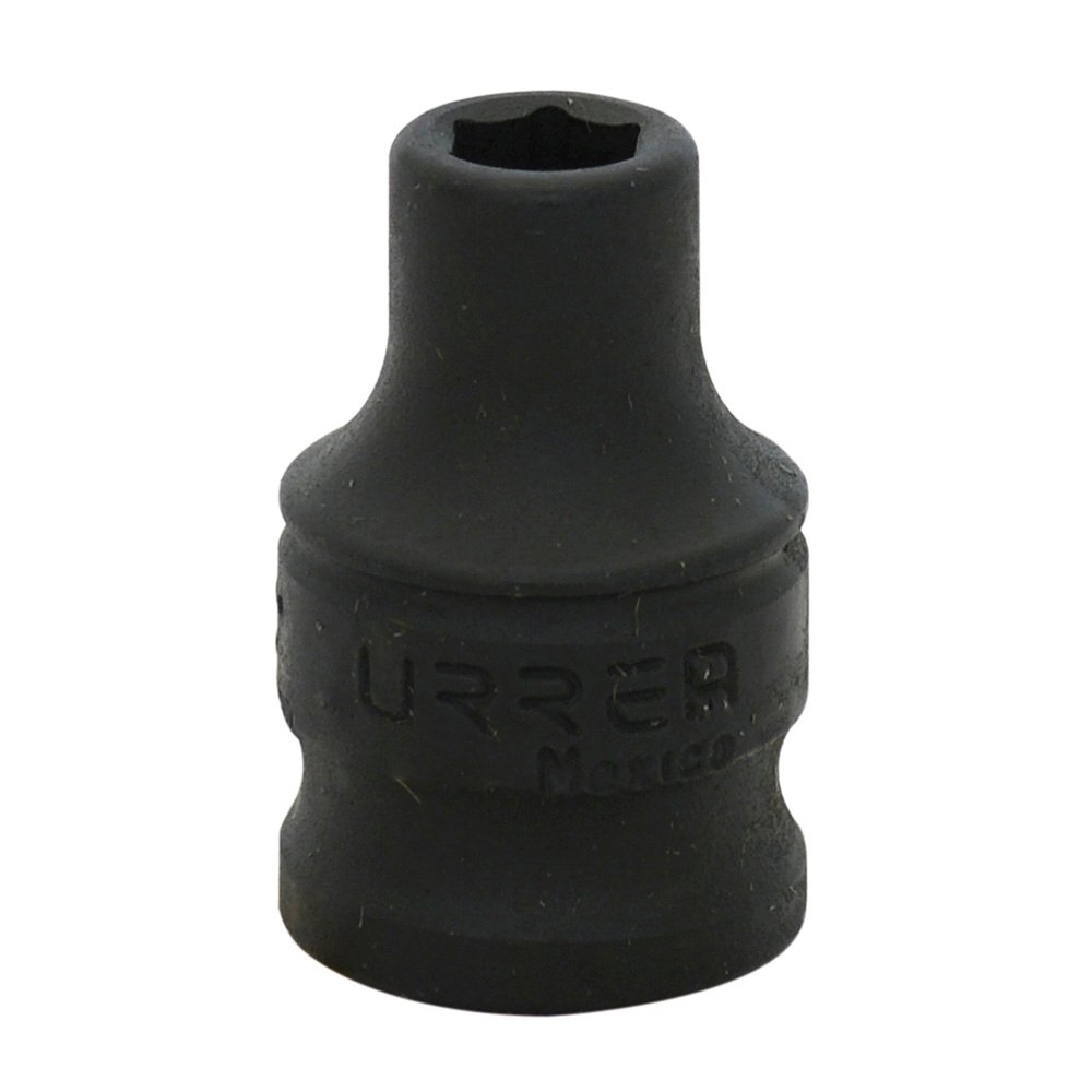 6 Pza Dado de impacto cuadro de 3/8", 6 puntas, en pulgadas, 7/16" Urrea