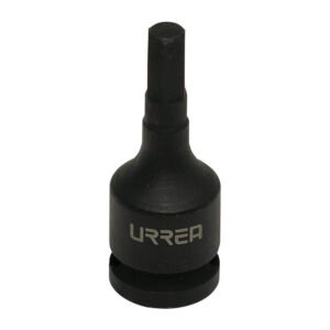 6 Pza Dado de impacto con punta hexagonal cuadro de 3/8", en pulgadas 1/2" Urrea
