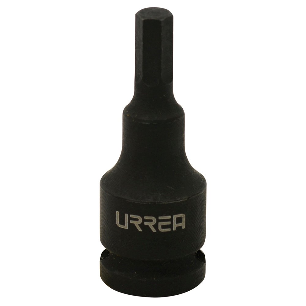 6 Pza Dado de impacto con punta hexagonal cuadro de 3/8", métrico, 5 mm Urrea