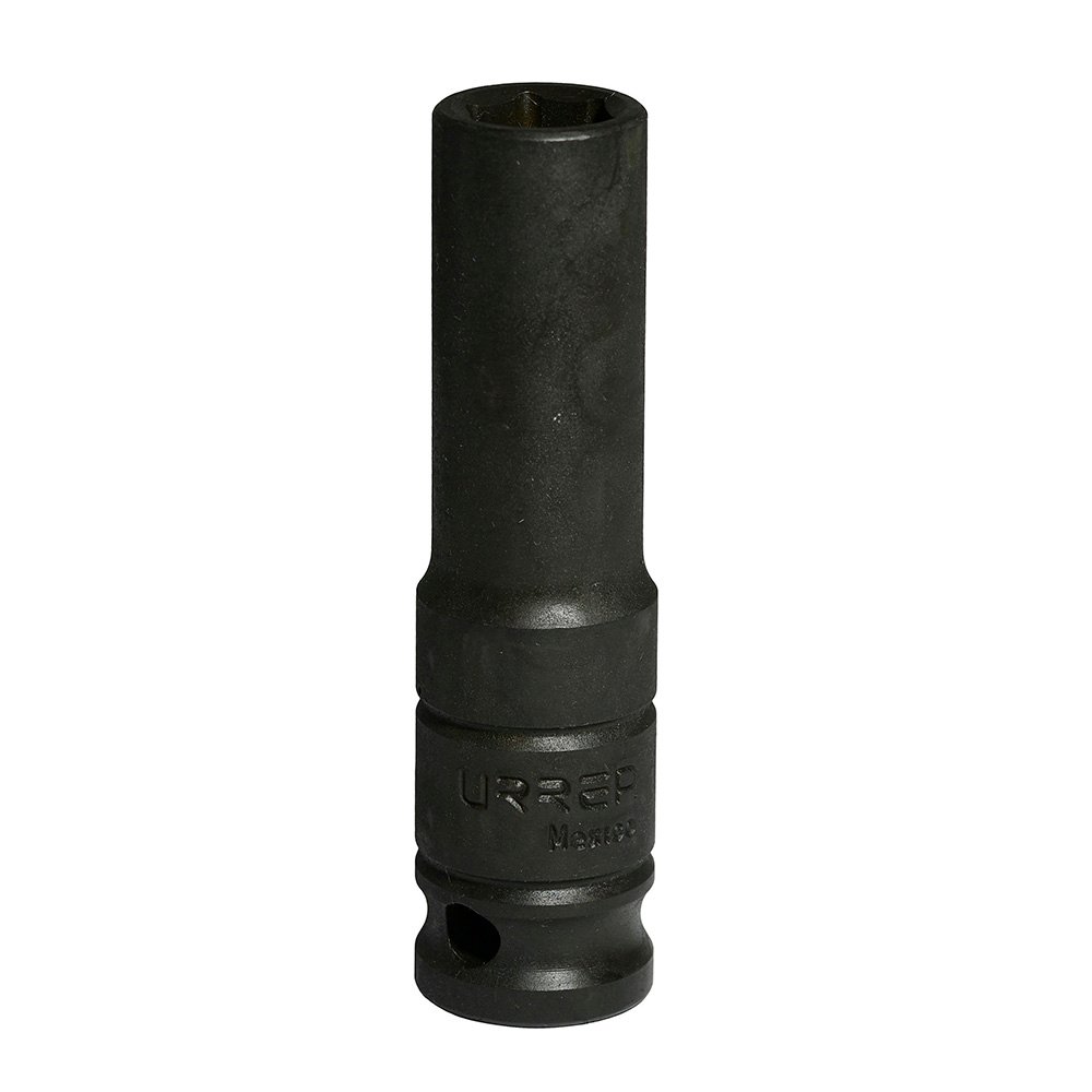 6 Pza Dado de impacto largo cuadro de 1/2", 6 puntas, métrico, 8 mm Urrea