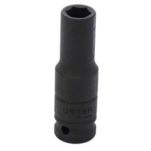 6 Pza Dado de impacto largo cuadro de 1/2", 6 puntas, en pulgadas, 7/16" Urrea