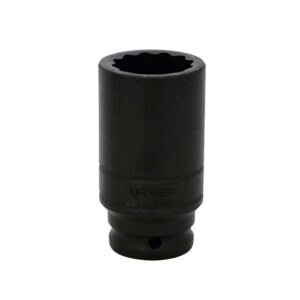 Dado de impacto largo cuadro de 1/2", 12 puntas, métrico, 21 mm Urrea