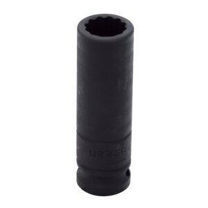 6 Pza Dado de impacto largo cuadro de 1/2", 12 puntas, en pulgadas, 3/4" Urrea