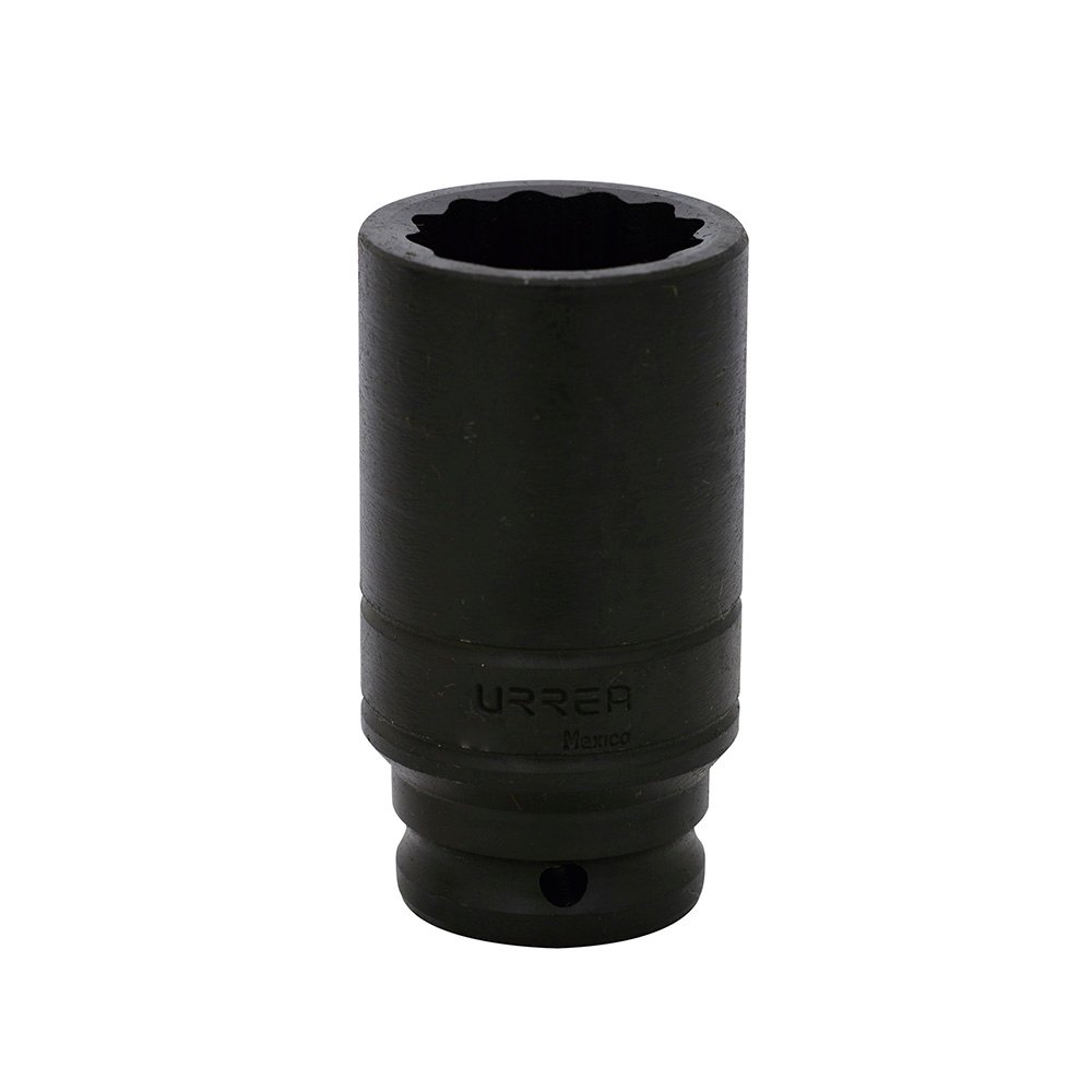 Dado de impacto largo cuadro de 1/2", 12 puntas, métrico, 24 mm Urrea