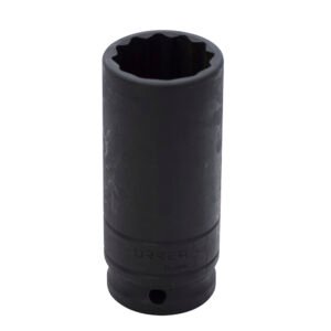 Dado de impacto largo cuadro de 1/2", 12 puntas, en pulgadas, 1-1/2" Urrea