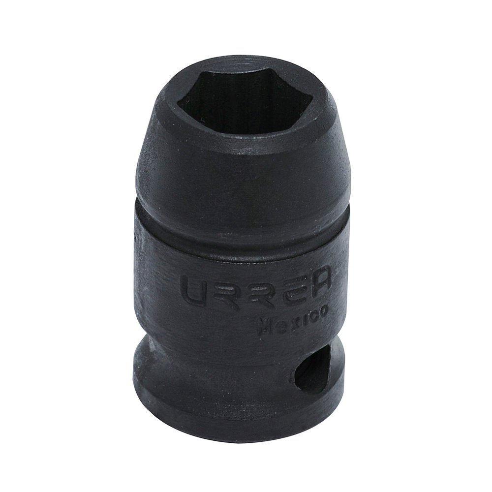 6 Pza Dado de impacto cuadro de 1/2", 6 puntas, en pulgadas, 3/8" Urrea