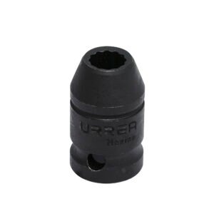 6 Pza Dado de impacto cuadro de 1/2", 12 puntas, en pulgadas, 7/16" Urrea