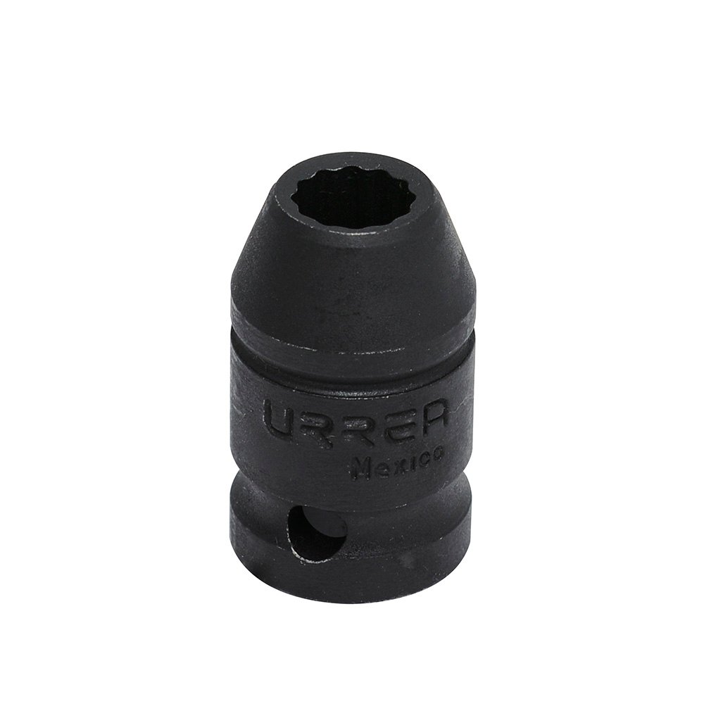 6 Pza Dado de impacto cuadro de 1/2", 12 puntas, en pulgadas, 7/16" Urrea