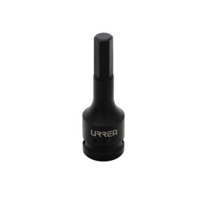 6 Pza Dado de impacto con punta hexagonal cuadro de 1/2", métrico, 14 mm Urrea