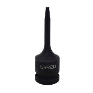6 Pza Dado de impacto con punta torx cuadro de 1/2", T45 Urrea