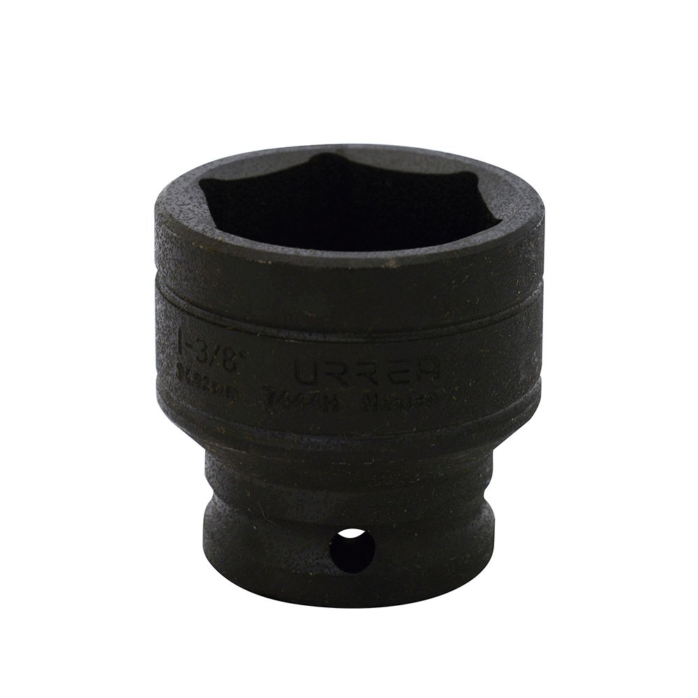 Dado de impacto cuadro de 1/2", 6 puntas, en pulgadas, 1-3/8" Urrea