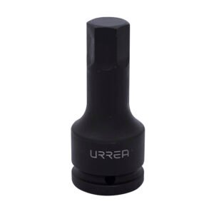 Dado de impacto con punta hexagonal cuadro de 3/4", métrico, 19 mm Urrea