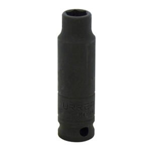 6 Pza Dado de impacto largo cuadro de 3/8", 6 puntas, en pulgadas, 5/16" Urrea