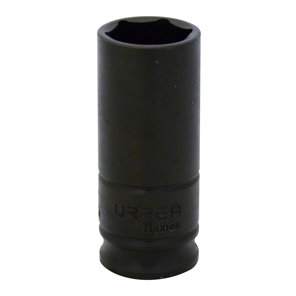 6 Pza Dado de impacto largo cuadro de 3/8", 6 puntas, en pulgadas, 1/2" Urrea