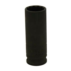 6 Pza Dado de impacto largo cuadro de 3/8", 12 puntas, en pulgadas, 9/16" Urrea