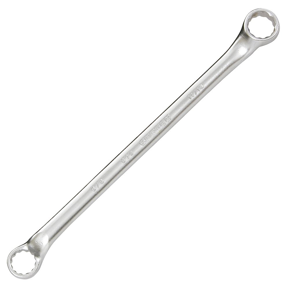 6 Pza Llave de estrías pulido espejo de 45° en pulgadas, 12 puntas, 5/8" x 11/16" Surtek