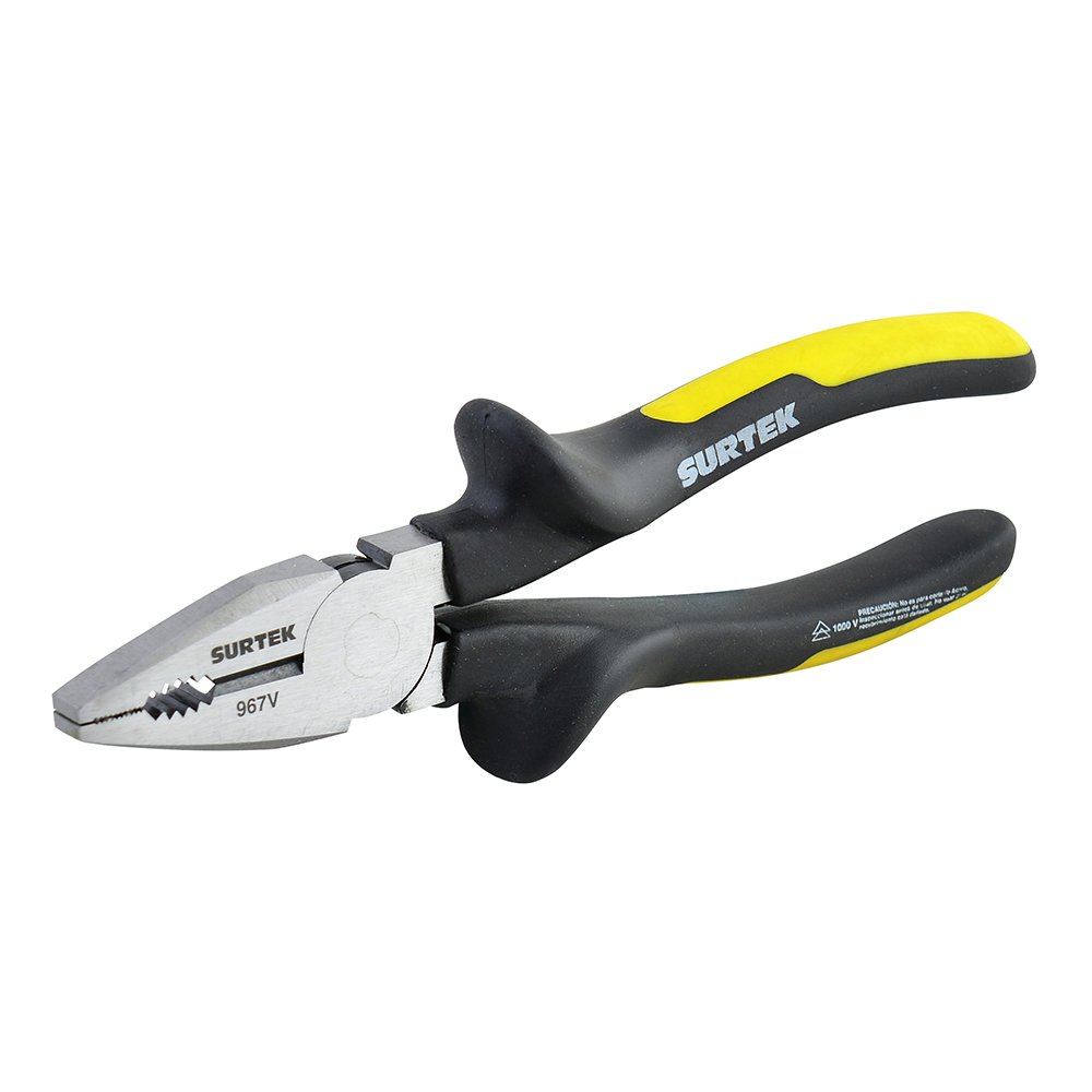 6 Pza Pinza de 1000 V de 7" universal Surtek