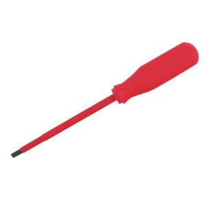 6 Pza Destornillador rojo 1000 V, punta plana 3/32" x 3" Urrea