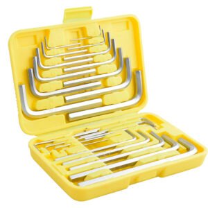 Juego de llaves hexagonales tipo "L", combinadas, 25 piezas en rack Surtek