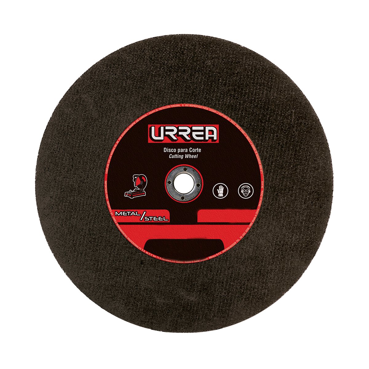 5 Pza Disco abrasivo tipo 1 para metal 14" x 1/8" Urrea