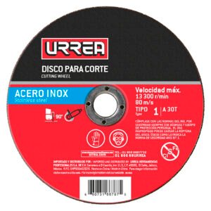 5 Pza Disco abrasivo tipo 27 para acero inoxidable 7" x 5/32" Urrea