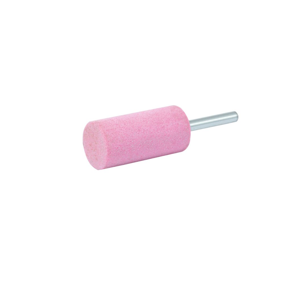 10 Pza Punta montada de óxido de aluminio rosa tipo W222 Urrea