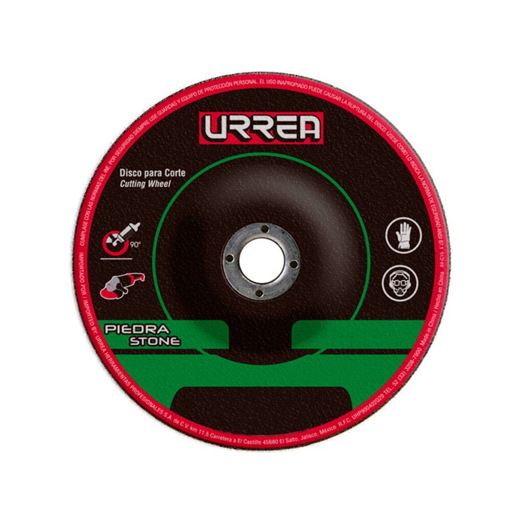 5 Pza Disco abrasivo tipo 27 para piedra 7" x 1/8" Urrea