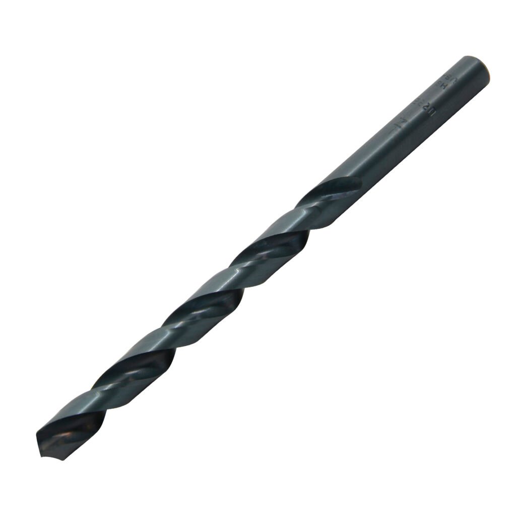 10 Pza Broca negra de acero de alta velocidad zanco recto 1/4" Urrea