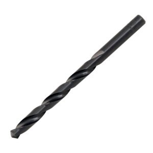 10 Pza Broca negra de acero de alta velocidad 9/32" zanco recto Surtek