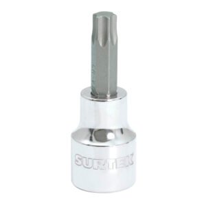 6 Pza Dado con punta torx cuadro de 3/8", T55 Surtek