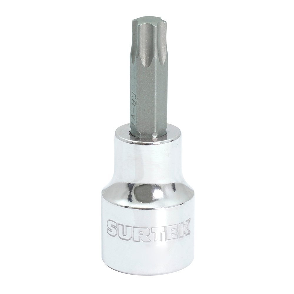 6 Pza Dado con punta torx cuadro de 3/8", T60 Surtek
