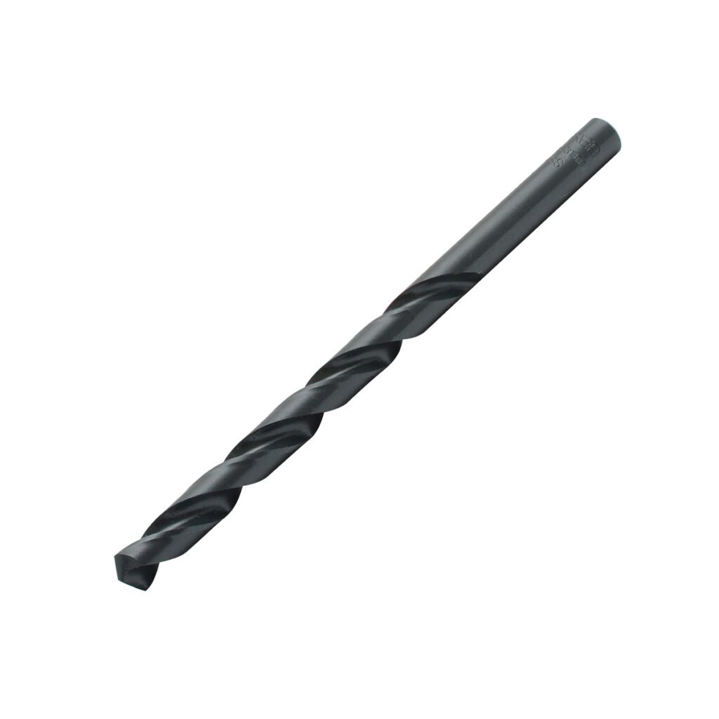 10 Pza Broca negra de acero de alta velocidad zanco recto 1/8" Urrea