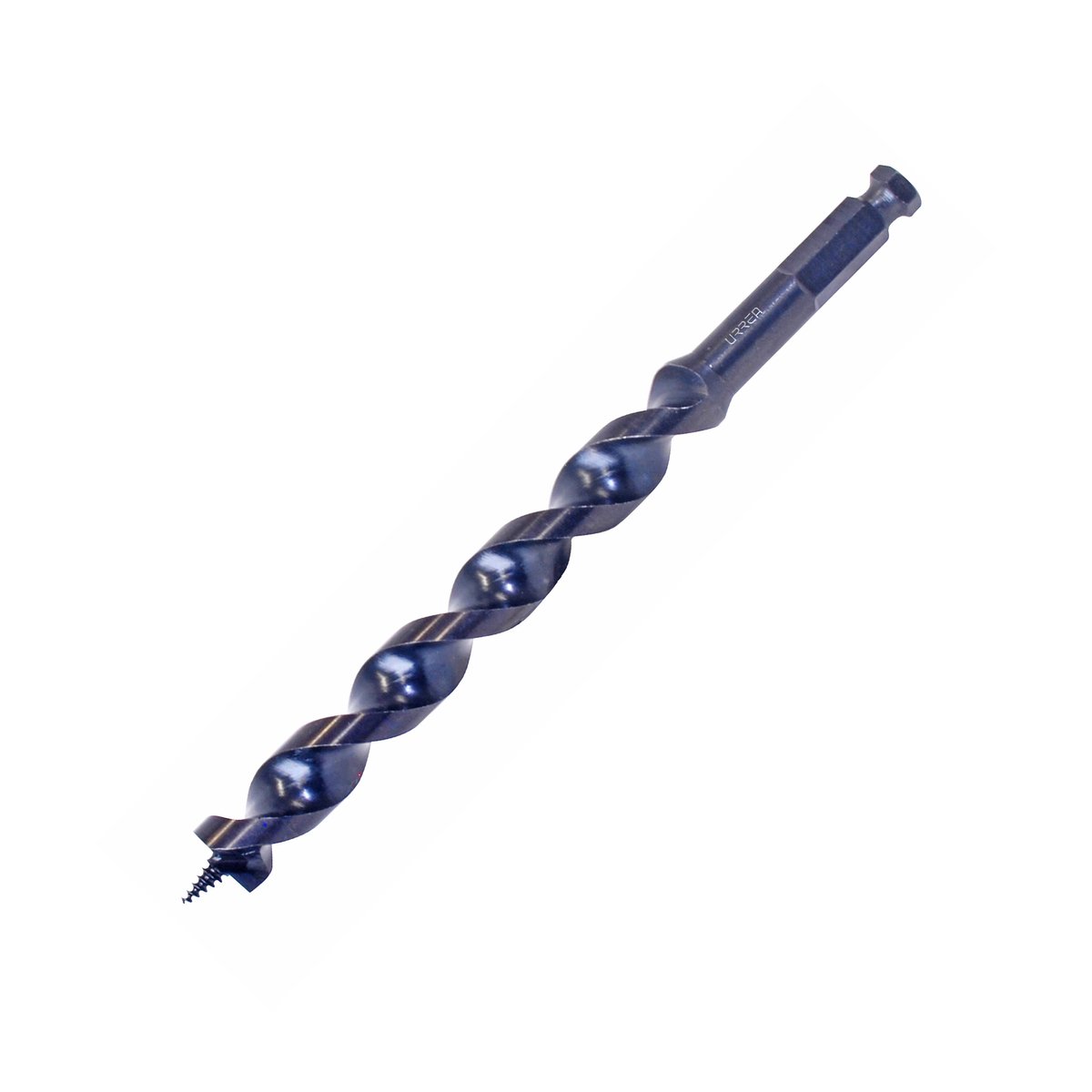 Broca para madera de acero al carbono tipo gusano 1/4" zanco de 1/4" Urrea