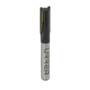 Broca para router de acero recta de 2 filos 1-1/4" zanco de 1/2" Urrea