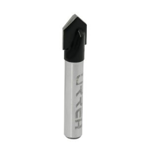 Broca para router de acero corte en "V" 1/2" zanco de 1/4" Urrea