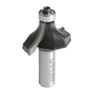 Broca para router de acero redondeadora con balero 1" zanco de 1/4" Urrea