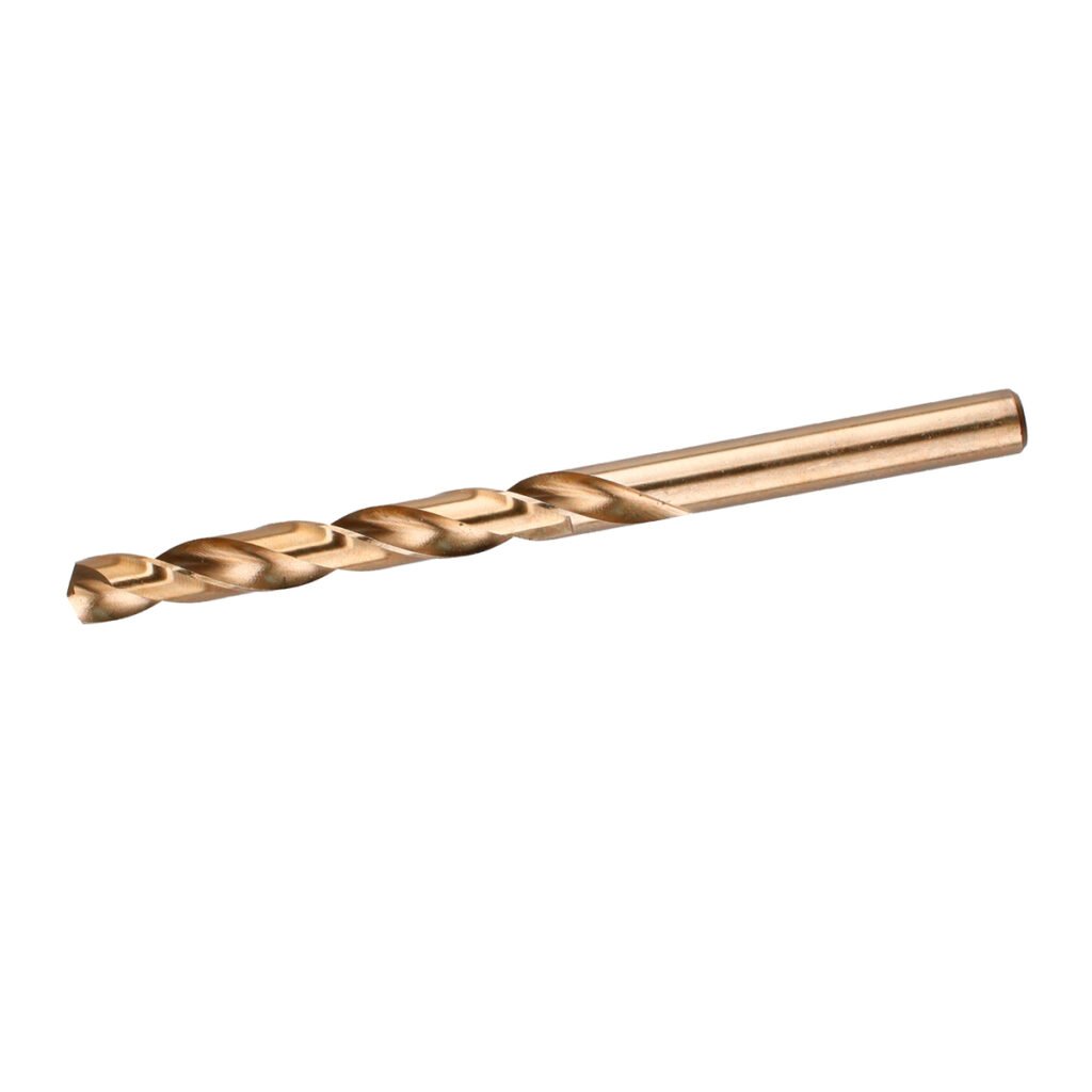 10 Pza Broca con cobalto de acero de alta velocidad métrica de 5 mm zanco recto Surtek