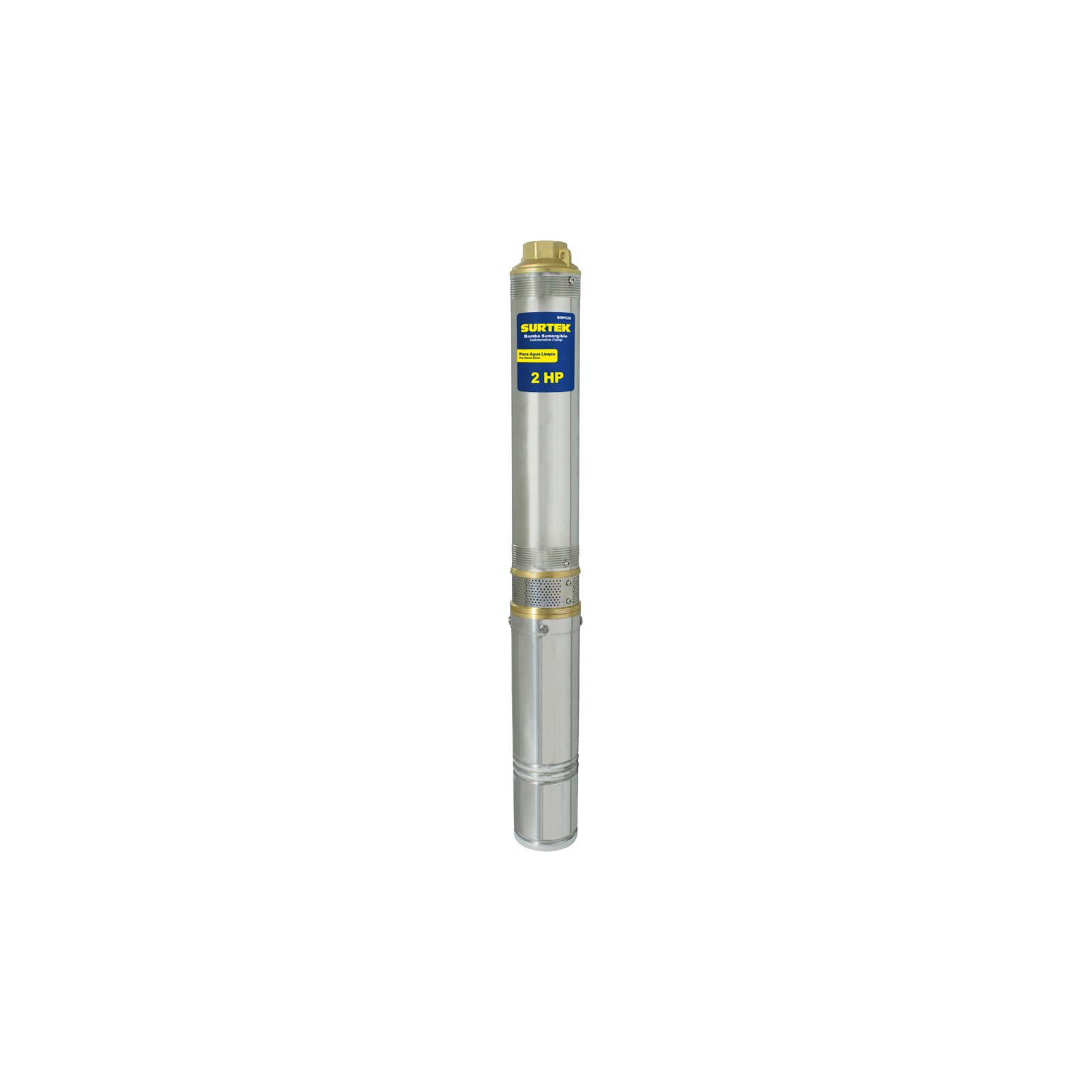 Bomba sumergible para pozos profundos 2 HP 127 V Surtek