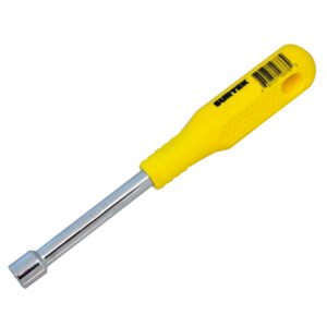 6 Pza Destornillador con mango amarillo, de caja en pulgadas 5/16" x 3" Surtek