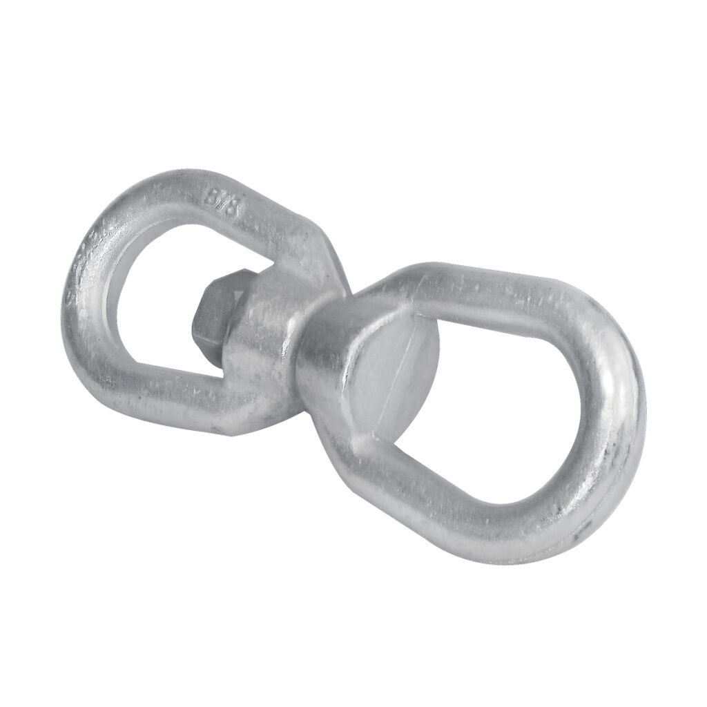 12 Pza Destorcedor de zinc para cable 5/32" Surtek